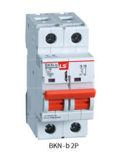 BKN-b-2P/C6A, LS Electric, Pastilla termomagnetica montaje din 2p 415vac 6a 10ka