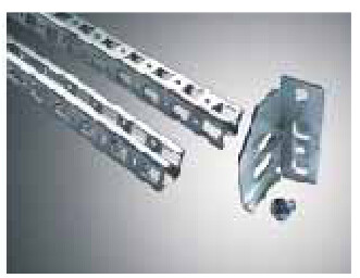 WHD600, Wertek-Boxes, Riel de 23x23mm montaje universal 600mm (incluye bracket whd001)