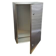 STX4-420, Wertek-Boxes, Gabinete acero inoxidable ip66 400x400x200mm, incluye platina