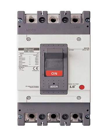 ABS403c/400, LS Electric, Abs403c/400 interruptor termomagnetico metasol 3p max. 690vac 400a 50ka ftu