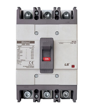 ABS203c/250, LS Electric, Abs203c/250 interruptor termomagnetico metasol 3p max. 690vac 250a 37ka ftu