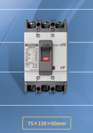 ABN103d/75, LS Electric, Abn103d/75 interruptor termomagnetico metasol 3p max. 690vac 75a 26ka ftu