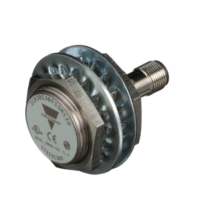 ICB30S30F15M1IO, Carlo Gavazzi, Sensor ind. diam 30mm, alcance 15mm, corto c/conector m12.
