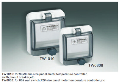 TW1010, Wertek-Boxes, Ventana abisagrada con resorte ip67 de 120x137x32mm