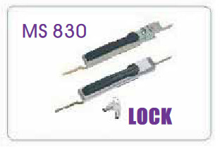 MS830, Wertek-Boxes, Manija con llave para gabinete autosoportado.