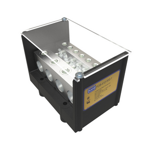 PDB-412-500-1, ILSCO, Block de distribucion de un polo c/ent. 4-500mam y sal. 12 hasta cal,4/0.