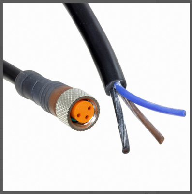 CONB53NF-S2, Carlo Gavazzi, Conector hembra m8 recto de 3 pines, c/2 m. de cable.