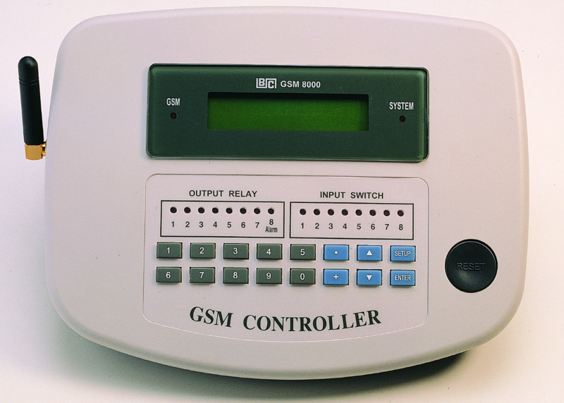 GSM8000-2, Brainchild, Controlador gsm banda 900/1800mhz , 8 lazos