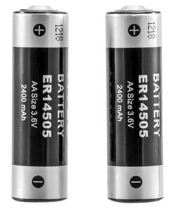 BWA-BATT-006, Banner, 17987 replacement battery kit, 3.6 v 2.4 ah aa lithium cell quantity 2