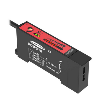 D12SP6FPH, Banner, 34972 d12 series: high power plastic fiber optic, range: depends on fiber, input: 10-30 v dc, outpu