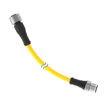 DEE2R-825D, Banner, 72208 cordset a-code m12 to a-code m12 double ended, 8-pin straight female, 8-pin straight male con