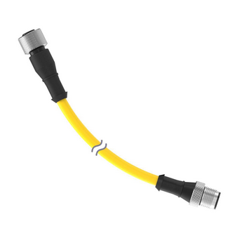 DEE2R-81D, Banner, 72205 cordset a-code m12 to a-code m12 double ended, 8-pin straight female, 8-pin straight male con