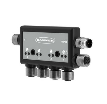 DXMR90-4K, Banner, 813874 dxmr90 io link master/controller, power: 12-30 v dc, female m12 (d-code ethernet), ip67, ip68
