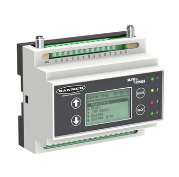 DXM100-B2, Banner, 802378 dxm100 controller, i/o base board only, inputs: 4 universal, sdi-12 interface, outputs: 4 nmo