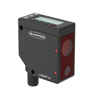 LE550UQ, Banner, 86750 sensor laser. rango:100-1000mm. 12-30vdc. salida analoga:0-10vdc & discreta:npn/pnp. qd-5pin