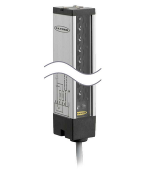 LX30R, Banner, 71819 lx series. cortina de luz.receptor. sensado:762mm.rango:2m.10-30vdc.salida:npnp+pnp.c/cable 2m