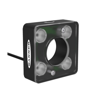 LEDWR70XD5-PQ, Banner, 17338  luz de anillo de alta intensidad con pot blanco