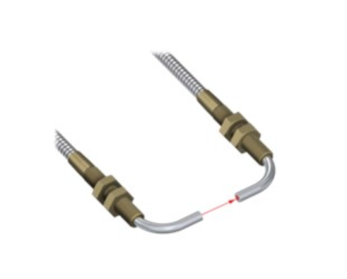 ITA23S, Banner, 17967 fibra optica opuesta de acero inox (emisor+receptor). largo:0.914m. diametro:3.2mm.
