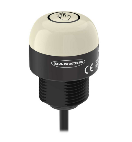 K30APT2GYCQP, Banner, 803337 k30 series ez-light: 2-color touch sensor gen 2, touch light overrides job light, voltage: 12