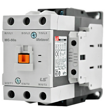 MC-50a/AC120/SCREW/2a2b, LS Electric, Mc-50a contactor metasol 3p 50a 2a2b 120vac/60hz tornillo