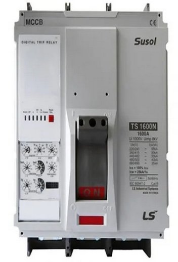 TS1250HNG01250A3, LS Electric, Ts1250hng01250a3 interruptor termomagnetico susol 3p max. 690vac 1250a 65ka ng0