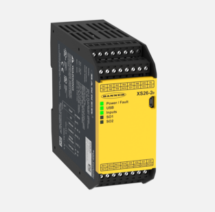 XS26-2E, Banner, 85063, controlador de seg. ampliable, 26 entradas, 2salidas, pnp 5a, 8 entradas convertibles, 24vdc