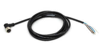 MQDC1-530RA, Banner, 47815 cordset a-code m12 single ended, 5-pin right-angle female connector, 9 m (29.52 ft) in length