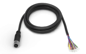 MQDC2S-1715, Banner, 806012 cordset a-code m12 single ended, 17-pin straight female connector with shield, 4.57 m (14.99