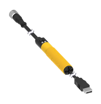 MQDC-506-USB, Banner, 803770 convertidor usb a desconectador rapido de 5 pines, m12. p/familia pro series.