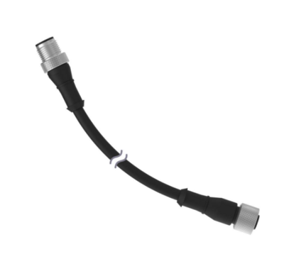 MQDEC-515SS, Banner, 813632 cordset a-code m12 to a-code m12 double ended, 5-pin straight female, 5-pin straight male con