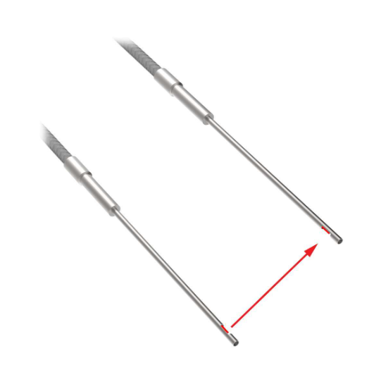 PIPS46TMB5, Banner, 70861 fibra optica plastica opuesta steelskin. largo:2m. diametro= 1mm. terminacion tmb5