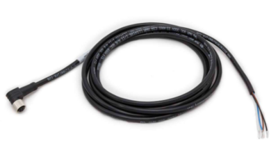 PKW4M-9, Banner, 02881 cordset m8 threaded single ended, 4-pin right-angle female connector, 9 m (29.52 ft) in lengt