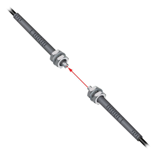 PIT46U-VL, Banner, 87544 plastic fiber, opposed mode, core dia.: 1 mm, fiber length 2 m, thread m4, flex relief, free