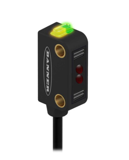 Q12AB6LPQ5, Banner, 74145 sensor laser retro reflectivo q12 polarizado, rango:1 m, input 10-30vdc.output:lo, 1npn, 1pnp