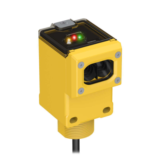 Q45VR3D, Banner, 53974 sensor difusa rango 450mm,12-250 vcd/ 24-250 vca, salida tipo relevador mecánico spdt,cable 2m