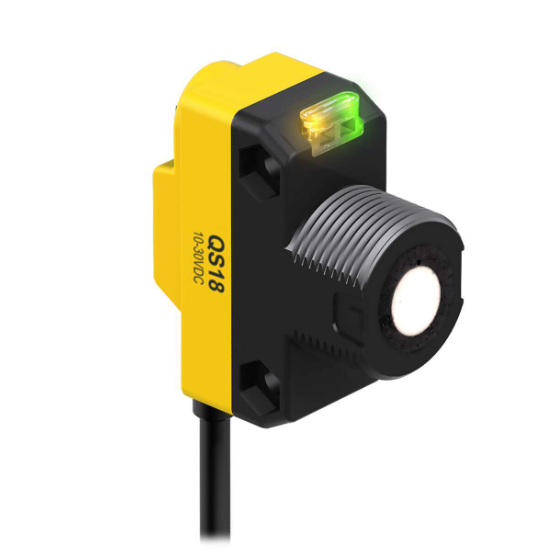 QS18UNA, Banner, 73150 qs18 series. sensor ultrasonico rango: 500mm. 12-30vdc. salida: npn. c/cable 2m.