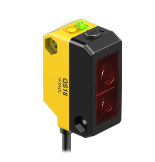 QS18VP6AF100Q5, Banner, 68326 qs18 series. sensor campo ajustable rasante. rango: 100mm. 10-30vdc. salida: pnp. qdp-4pin.