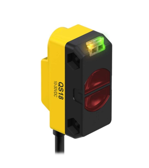 QS18VP6W, Banner, 61660 world-beam qs18 series: divergent diffuse, range: 100 mm, input: 10-30 v dc, output: compleme