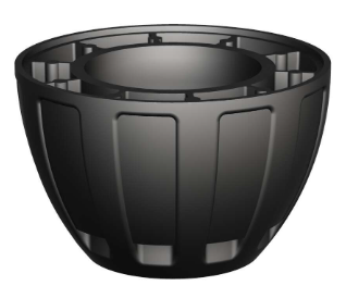 SA-M30, Banner, 93148 soporte p/ tubo a torreta tl70, policarbonato negro.
