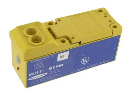 SBFX1, Banner, 16652 multi-beam: 3/4-wire scanner block - fiber optic, range: depends on fiber, input on power blo