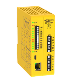 SC10-2ROE, Banner, 806222  controlador de seguridad. 10 entradas 2 salidas tipo rele (3 no, 6a). voltaje:24vdc