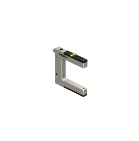 SLM50P6Q, Banner, 74978 slm series: rugged nickel-plated metal fixed-distance slot sensor, slot width: 50 mm, input 1