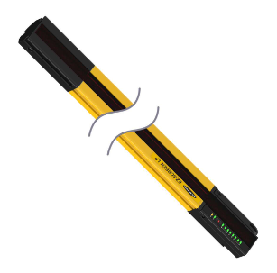 SLPR25-690P8, Banner, 83579 slpr25-690p8 ez-screen low profile receiver, resolution: 25 mm, response (tr): 12.5 ms, beams