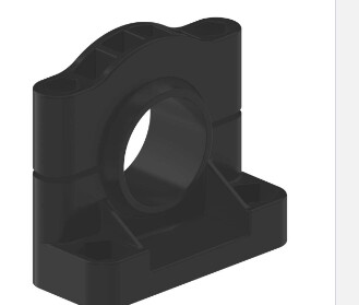 SMB30SC, Banner, 52521 bracket compacto de 30 mm, giratorio, material termoplastico reforzado, color negro