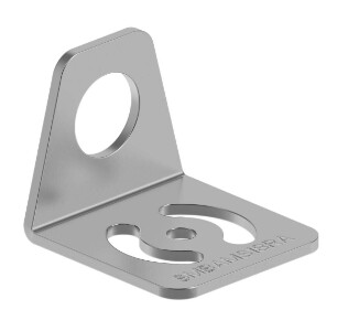 SMBAMS18RA, Banner, 73136 bracet en angulo recto orificio, orificio de 18 mm para montaje de seonres.