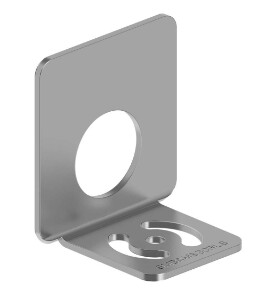 SMBAMS30RLS, Banner, 77145 bracket angular con barreno de 30mm. para industria automotriz.