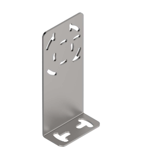 SMB46L2, Banner, 801406 braket tipo l, material de 316 acero inoxidable de calibre 14
