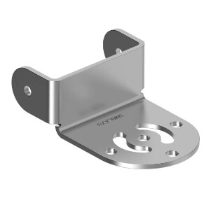 SMBLAXU, Banner, 81667 bracket tipo u para modelos led_lax_5-xq. acero inox. incluye 2 pzas