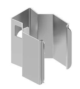 SMBWLS28SP, Banner, 88063 bracket para lampara wls28. material: acero inox. incluye dos piezas.