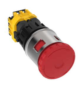 SSA-EB1MP-04, Banner, 42215 ssa-eb1 panel-mount emergency stop push button, lockable 44 mm actuator, contacts: 4nc, screw
